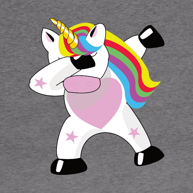 Dabbing Unicorn by Jackys Design Room